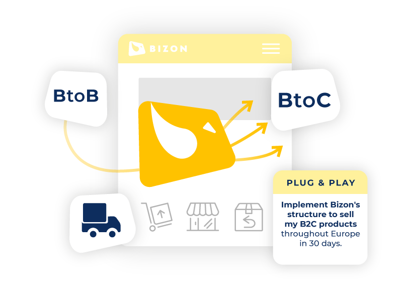 Bizon distribution illustration